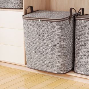 Fabric non-woven clothing storage bag storage box household large-capacity clothing quilt storage bag packing bag