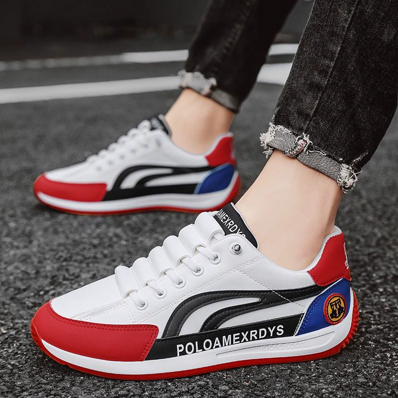 Мужская обувь 2025 весна новая мода дышащая спортивная повседневная обувь мужская мягкая подошва ткань один педаль внешней торговли оптом