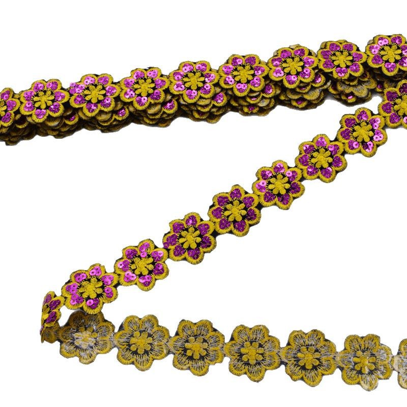 Parche Bordado con Lentejuelas de Poliéster, Termoadhesivo, para Ropa y Textiles image 6