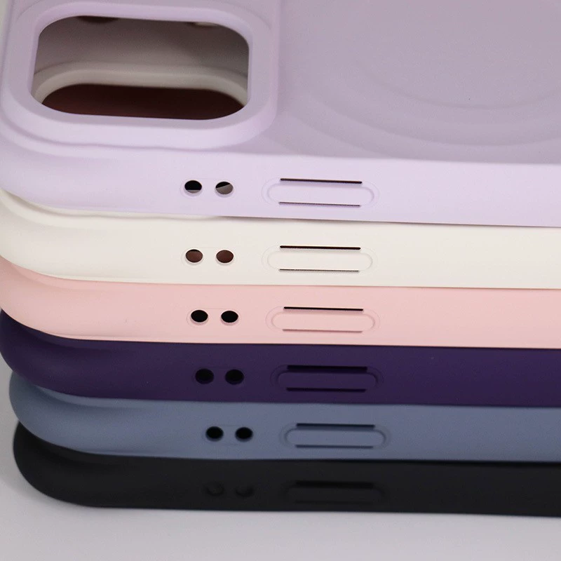 Силиконовый кейс для телефона (совместимо с Apple) для iPhone 16 Pro — 3D текстурированный магнитный дизайн, ударопрочный