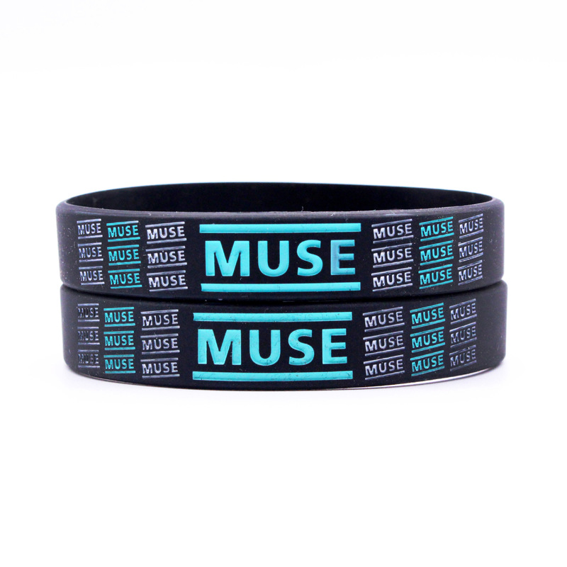 Muse Bracelet Band Bracelet Silicone Bracelet European and American Bracelet Rock Silicone Bracelet Punk Bracelet Cross Border Bracelet