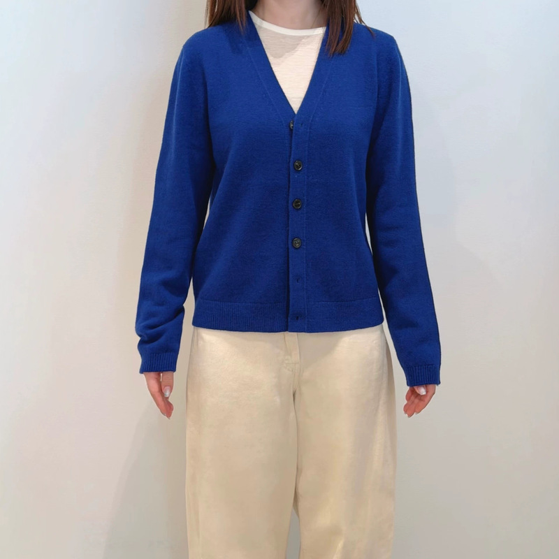 CS Women's Clothing Standard Fit Wool Blend V-Neck Knit Cardigan 2026 Autumn New Product 1351368001 CS Women's Clothing Standard Fit Wool Blend V-Neck Knit Cardigan 2026 Autumn New Product 1351368001