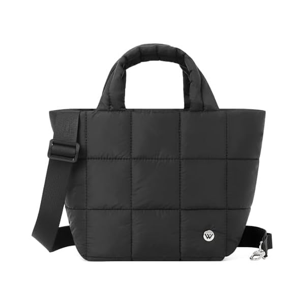 Borsa a tracolla trapuntata da donna, borsa a tracolla in cotone con nove quadrati, borsa da viaggio per yoga e sport_voghion.com
