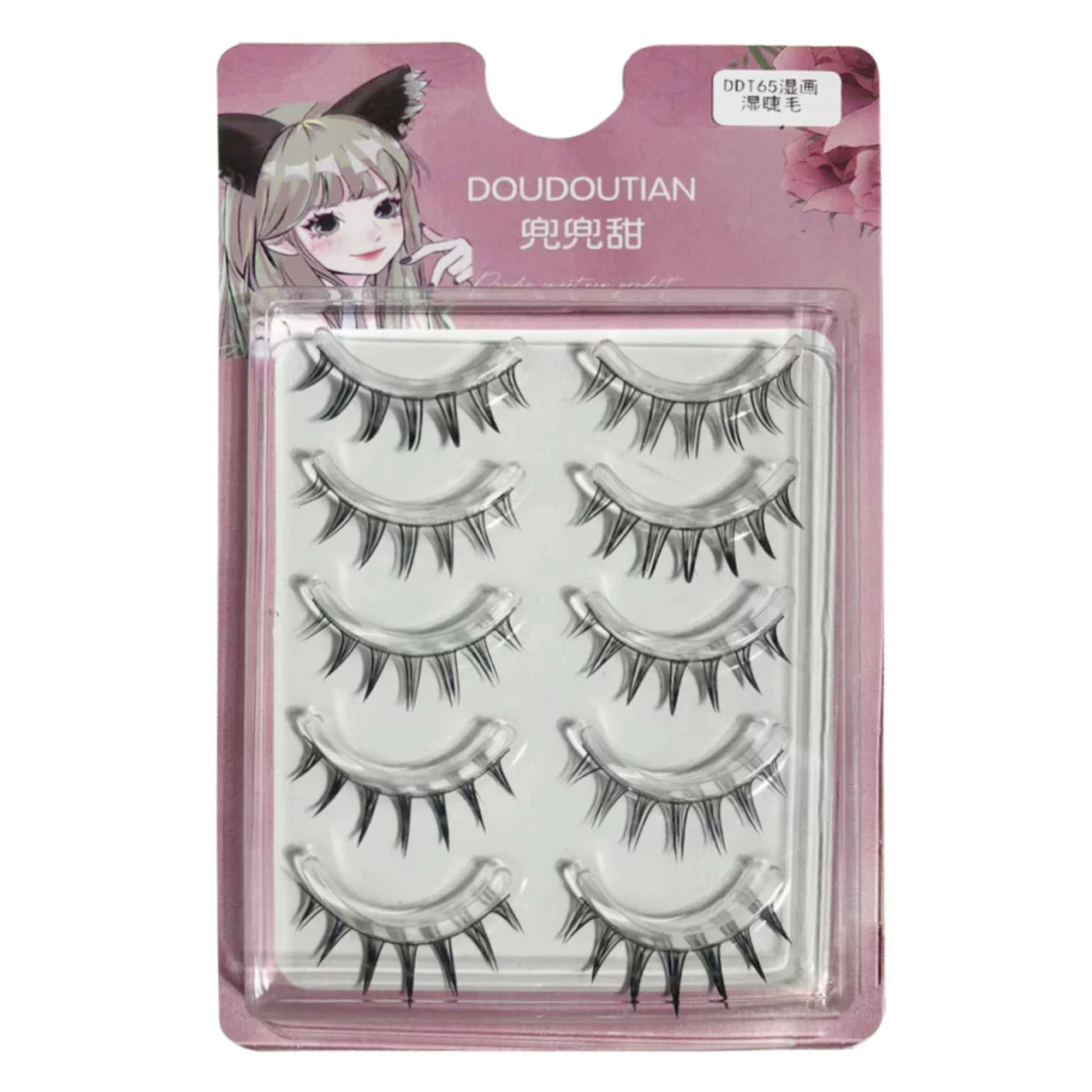 Барби комические ресницы! Mountain Camellia Wet Falter Seeci Woman Natural Evil Simulation Real Club