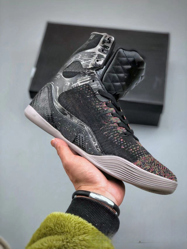 科比9代篮球男鞋KOBE9LOW纯白气垫球鞋高帮10彩虹鸳鸯低帮实战复|undefined