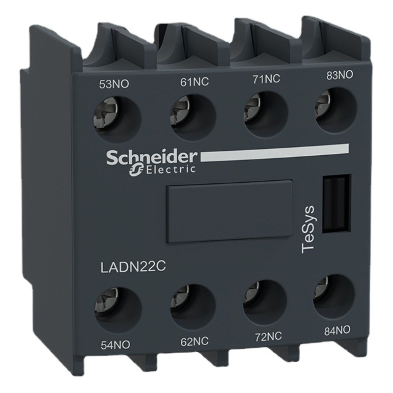 Contactos auxiliares para contactores Schneider LADN11C, accesorios normalmente abiertos y normalmente cerrados, contactos auxiliares para contactores de CA image 1