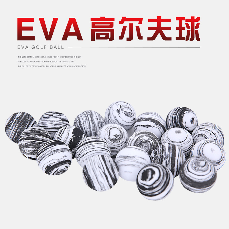 FUENTE Directo de fábrica Golf Bola de práctica de interior EVA Golf cross-border Venta caliente logotipo personalizado
