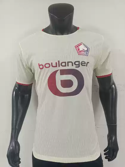 2526 New Lille Home & Away Player Edition Match Jerseys Pre-Match Short Sleeve Casual Sports Football Shirt