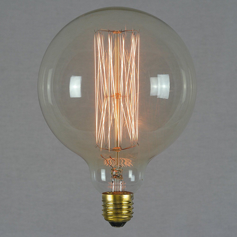 亚马逊专供G125爱迪生灯泡40W60W复古钨丝灯泡120V220V