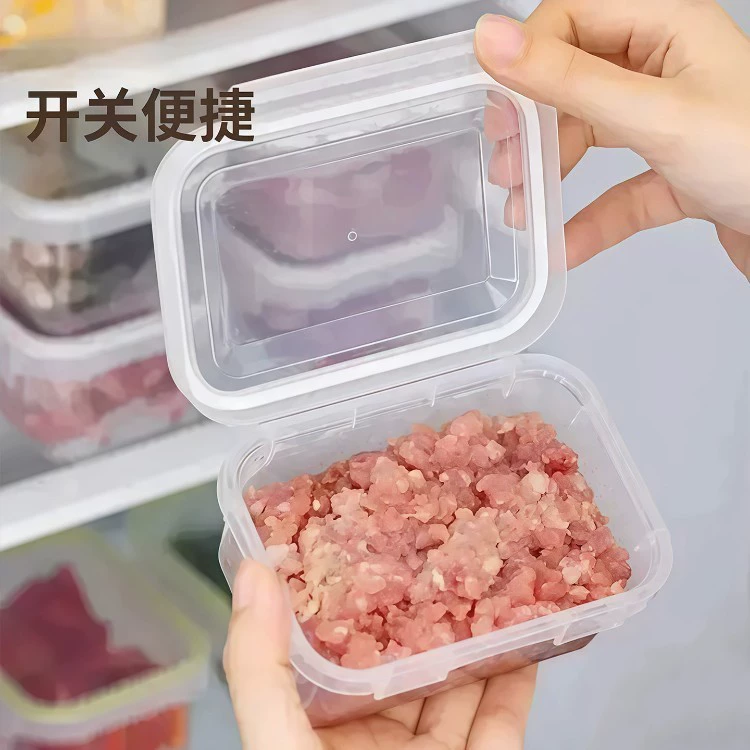 Capacious storage box, transparent container, material