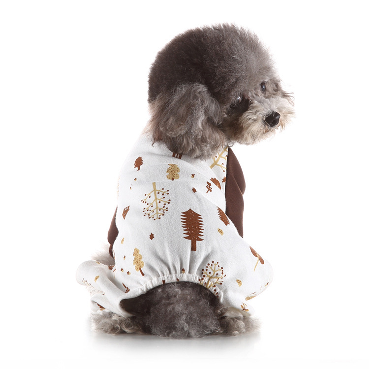 Frühling Sommer Hunde Schlafanzug Einteiler Gegen Haaren_voghion.com