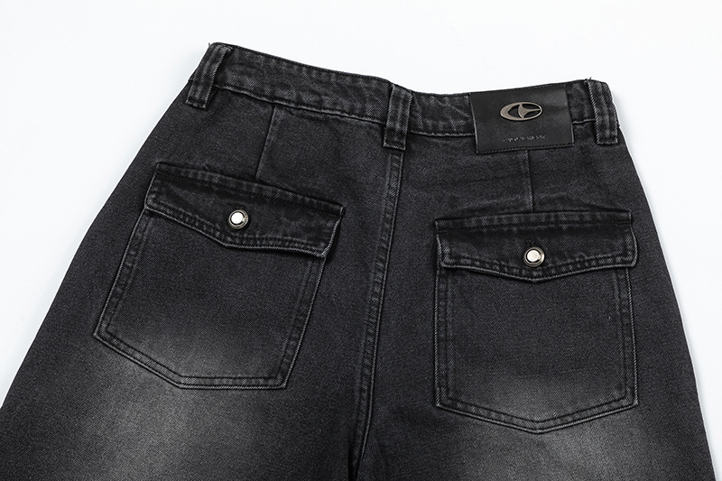 Modern Men's Jeans High Quality Large Silhouette Split Fit_voghion.com