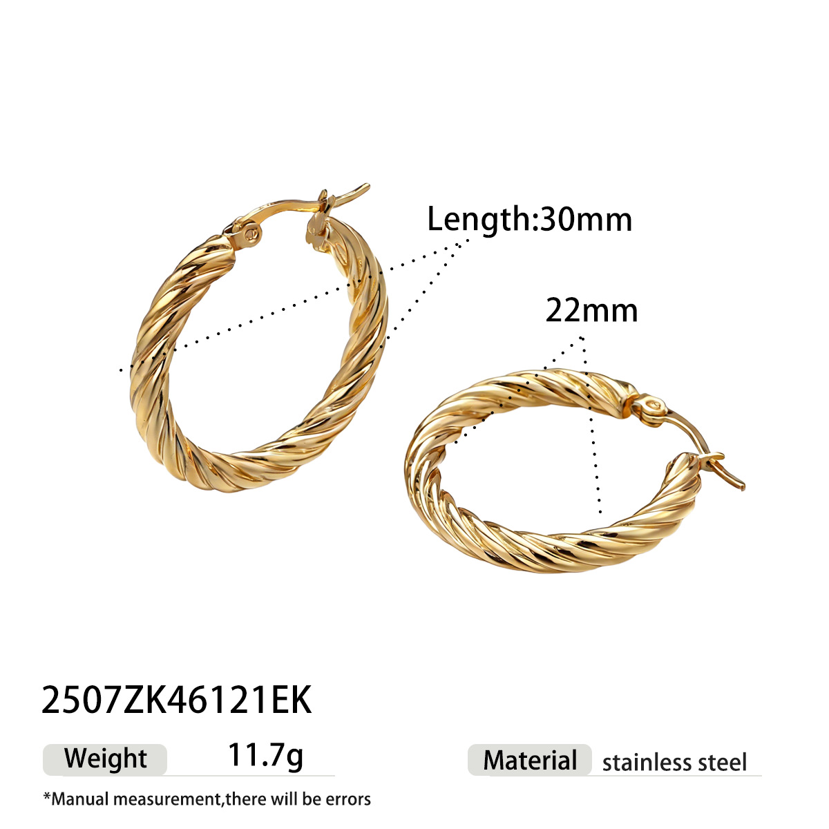 TENA Europa y los Estados Unidos venta caliente de anillo de acero inoxidable de acero de titanio de moda de diseño lineal pernos de orejas joyas transfronterizas
