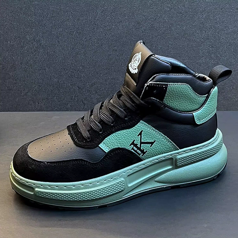 Новая зимняя обувь для мужчин на толстой подошве 2024 года