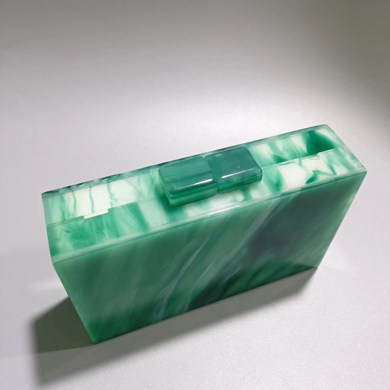 Elegante borsa da sera in acrilico da donna con tracolla a catena - Pochette chic per feste, matrimoni e serate fuori, borsa a tracolla, pochette da banchetto, borsa a catena_voghion.com