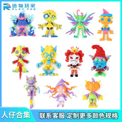 3d打印玩具万圣节系列多色打印关节可动桌面摆件工艺品模型玩具