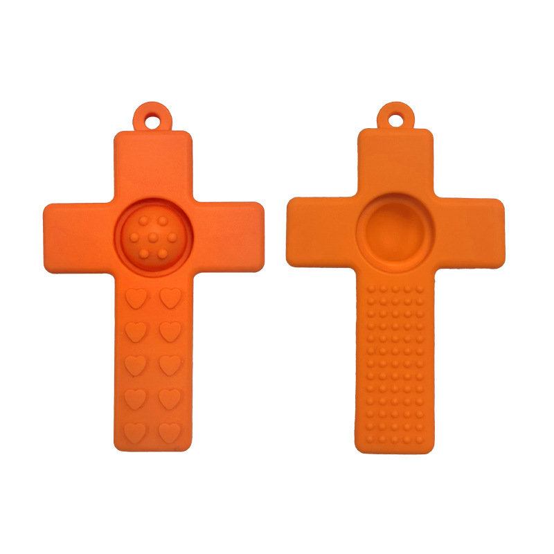 Cruces transfronterizas en caliente ecológicas de grado alimenticio anti-comer mano tranquilizadora diente entrenamiento oral arco iris fábrica de bloques directos