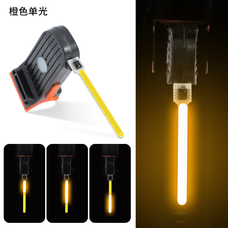 Luz trasera de la bicicleta creativa bicicleta de montaña bicicleta de carretera luz de conducción nocturna luz de advertencia de seguridad agua corriente luz piloto