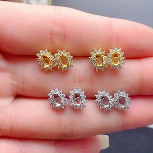 �S�����l�ʌ����925�yδ�Ƕ��ʯ��ᔿ�����ʯ3*5mm�Ɂ�ʯ���Ƕ