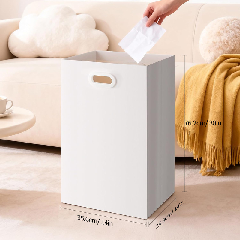 30-Gallon Disposable Trash Bin, Plastic, Recyclable, Foldable, Suitable for Outdoor Parties, Events, and Camping Storage