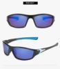 Black frame deep blue mercury