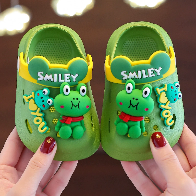 Детские холодные тапочки Летний мультфильм милый 1-3 года 5 мальчиков купание в помещении