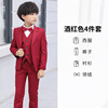 Children's classic suit, jacket, dress for boys, flower boy costume, set, suitable for teen, 3 piece set