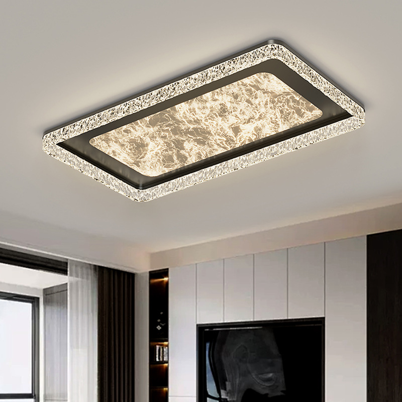 Italiano minimalista lujoso lámpara de techo de sala de estar nubes de espectro completo protector de ojos LED lámparas de dormitorio 2025 nueva