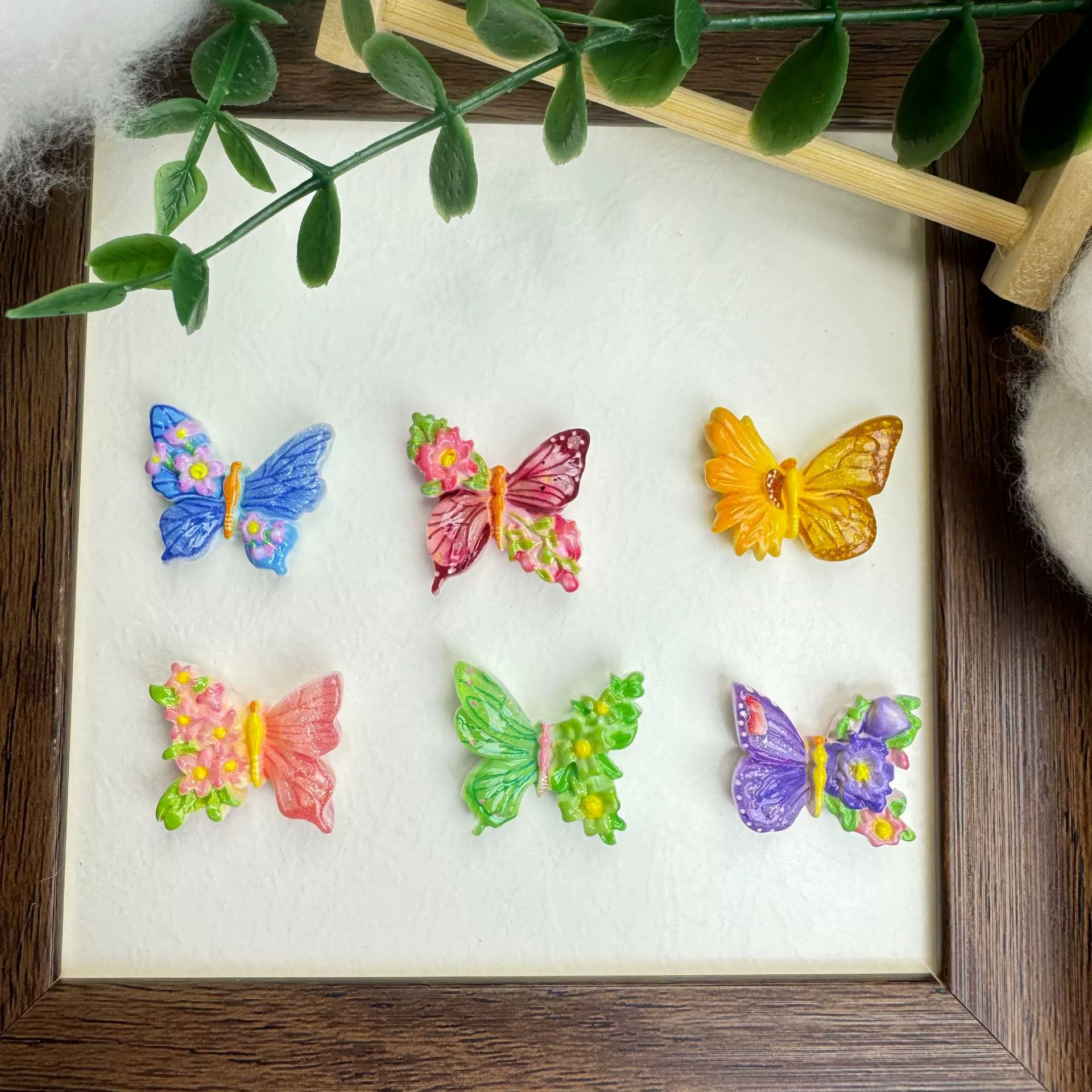Мультяшные аксессуары из смолы своими руками, украшения, цветы, бабочки, кремовый клей, ручная работа, заколки для волос, чехлы для телефонов, пряжки для обуви, набор аксессуаров