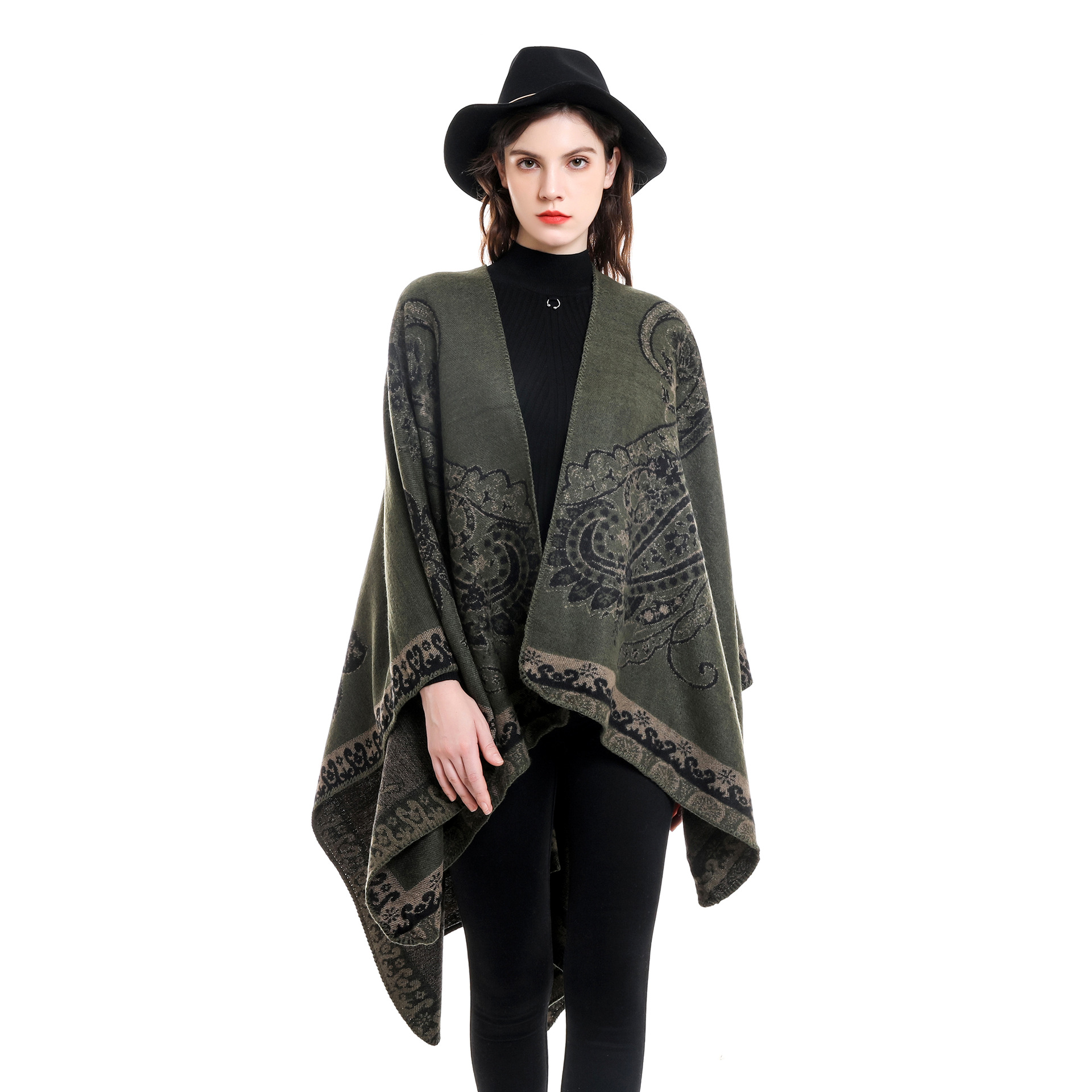 Elegante sciarpa da donna a quadri per l'inverno_voghion.com