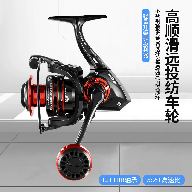 Спиннинговое колесо цельнометаллическое рыболовное колесо Luya подлинные товары рыболовное колесо морская Удочка колесо Рыболовная катушка Rock Rod морское рыболовное колесо длинное колесо для морской удочки