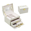 Handheld storage system, jewelry, polyurethane box, simple and elegant design