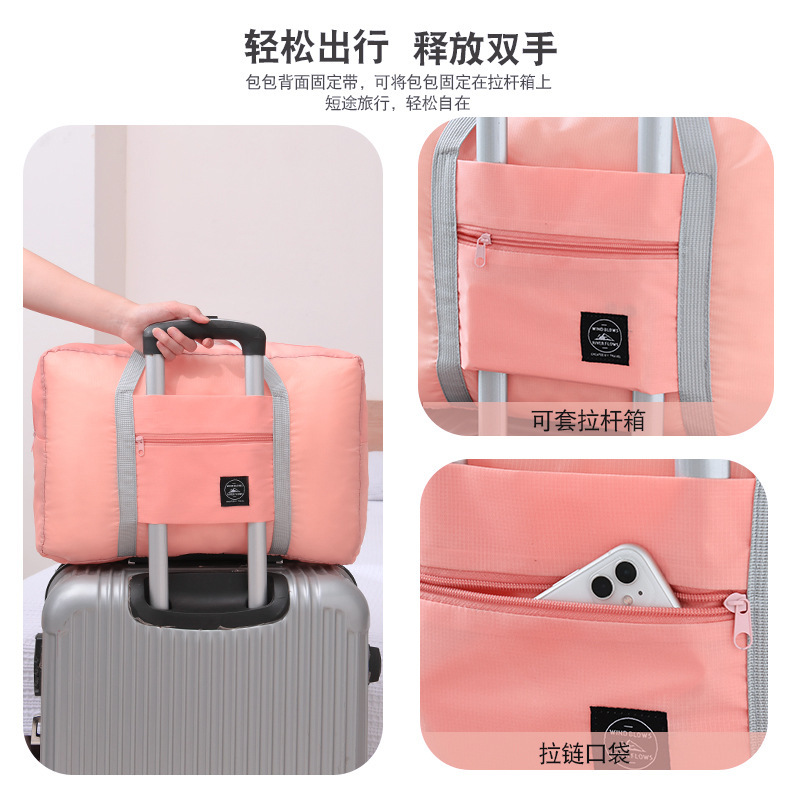 Capacious luggage folding storage bag for moving