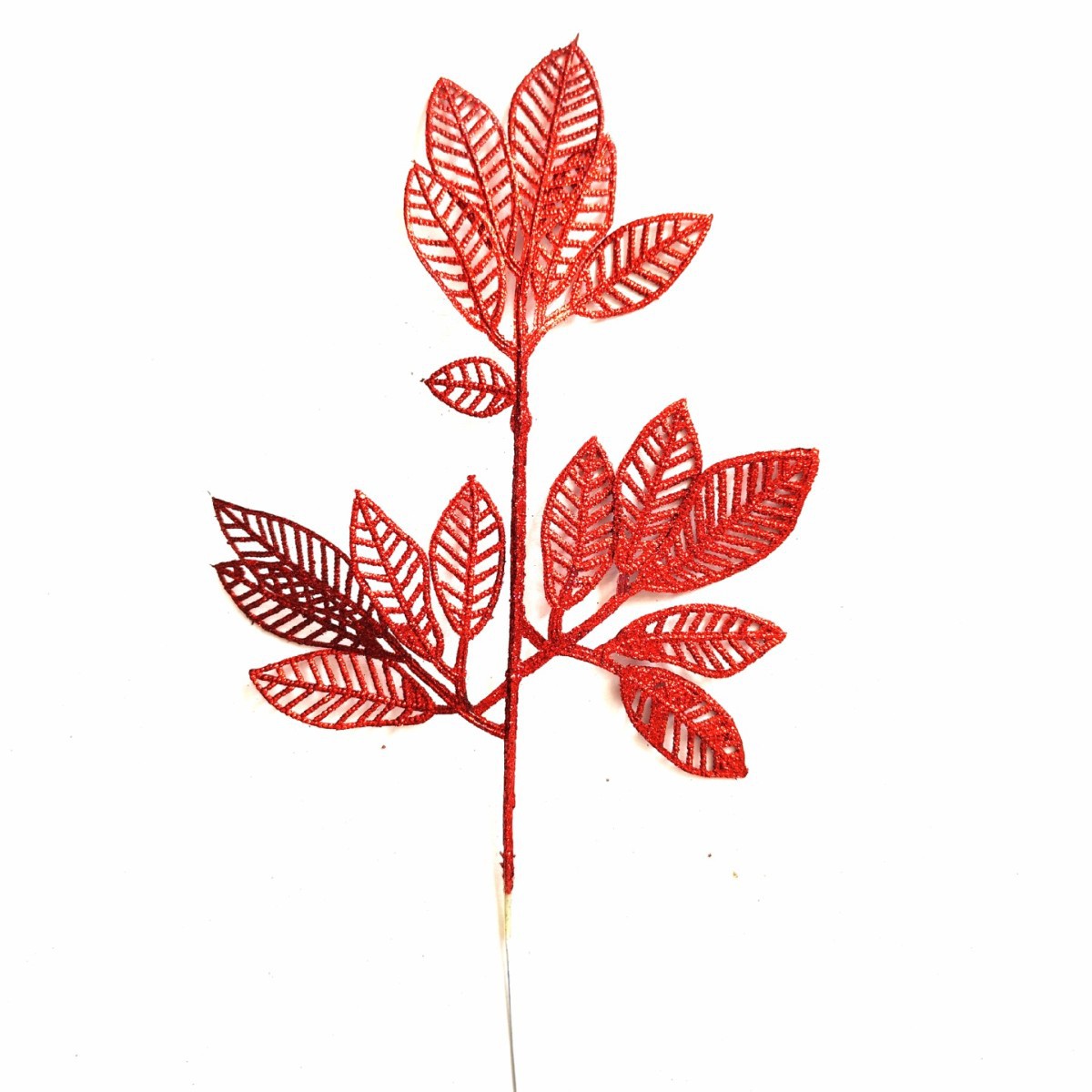 S / O transfronterizo nuevo polvo de oro de Navidad decoración para el hogar plástico árbol de Navidad 36cm de polvo de oro hojas de mango