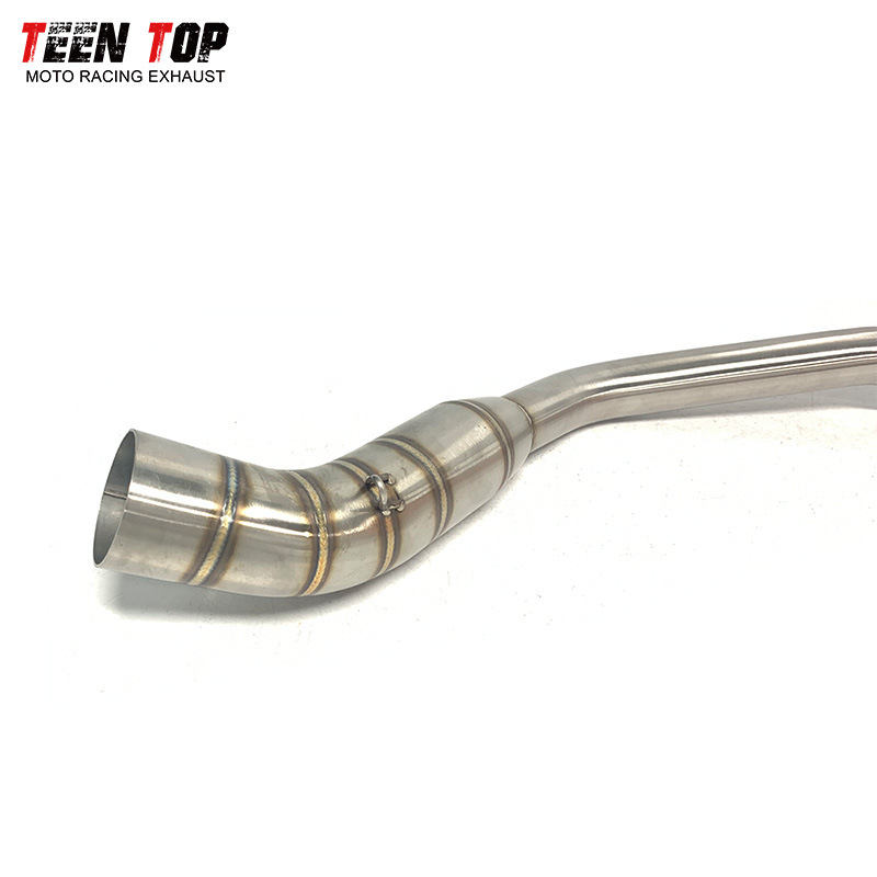 Suitable for Kawasaki Z125 Motorcycle Stainless Steel Modified Front Exhaust Pipe Z125 Exhaust