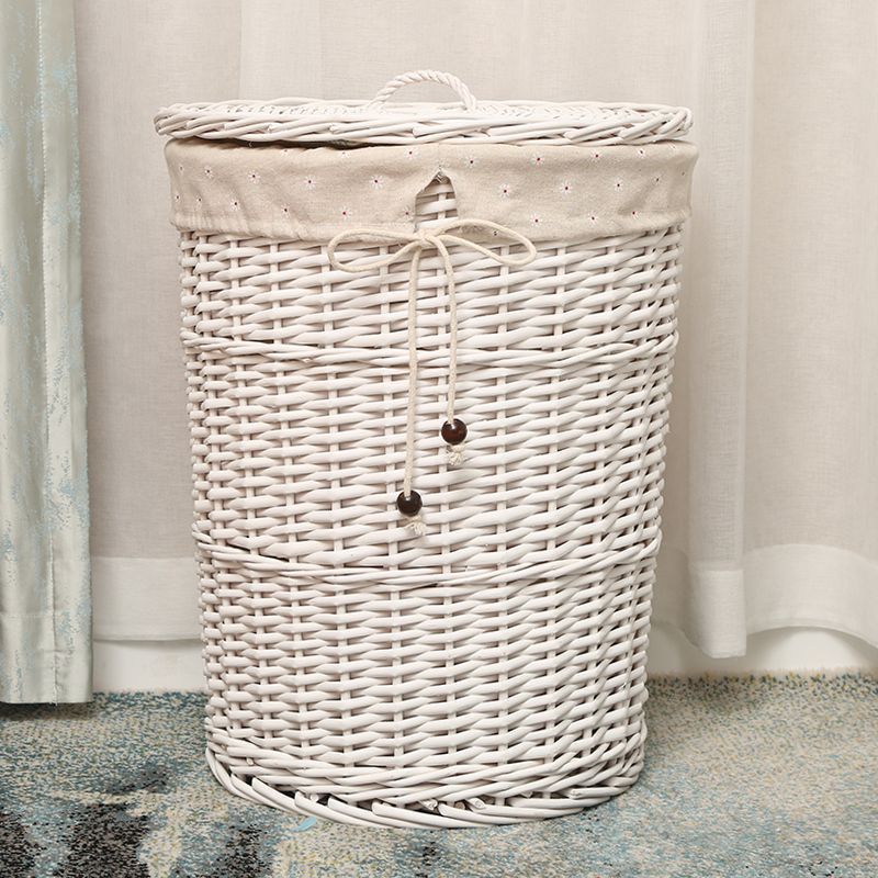 Cesta de almacenamiento de ropa sucia tejida de caña Cesta de ropa sucia Cesta de almacenamiento de ropa sucia