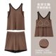 Women's Summer Sleeveless Sleeveless Vest with Chest Pad Sleeveless Vest with Chest Pad Casual suit