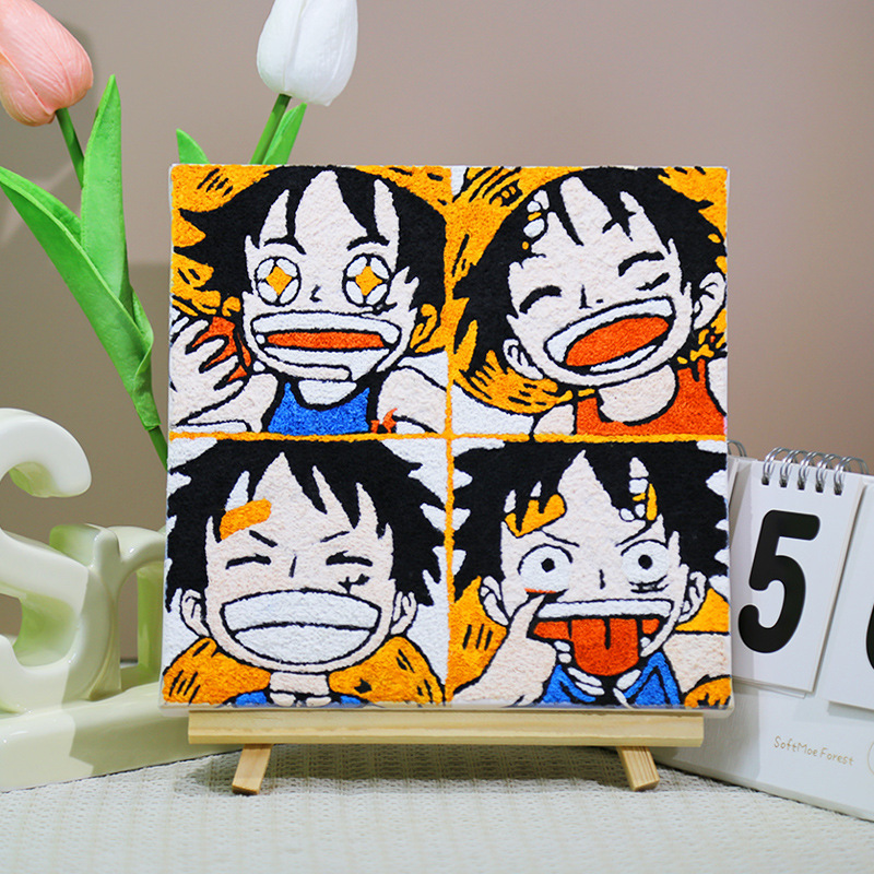 パルプ画diy材料バッグ手作り創意装飾画小学生充填画屋台半製品セット|undefined