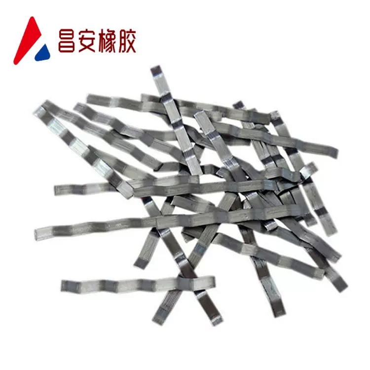 混凝土钢纤维公路桥面伸缩缝剪切波浪型混凝土端钩型铣削型钢纤维