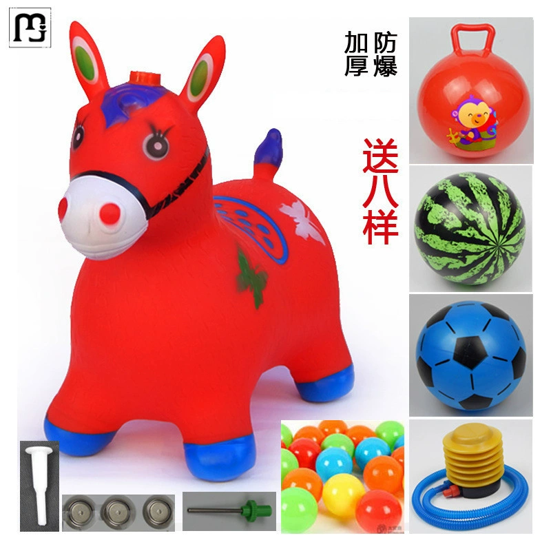 Надувная музыкальная игрушка для прыжков, увеличенная толщина