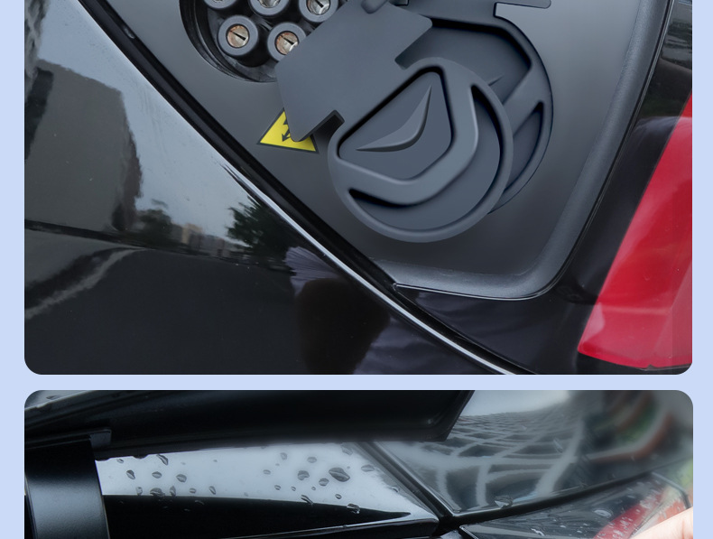 Suitable for Tesla ModelY/3 charging port dust cover cover plug rainproof waterproof cover protection ya modified accessories