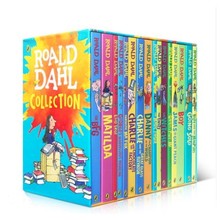 罗尔德达尔新版24册 Roald Dahl 英文小学生桥梁故事图书盒装