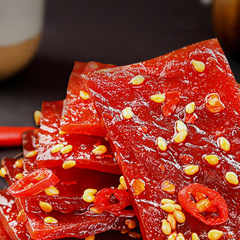 Baicaowei Sichang Pork Slices 85g/50g Select Series Box Packaging 20/30 Pk Pork Jerky Ready-to-Eat Snack