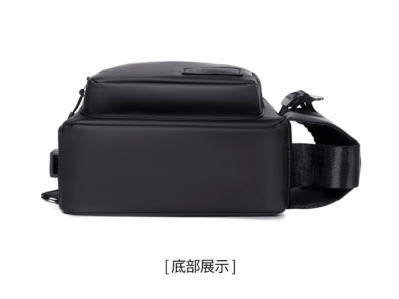 Wholesale new large-capacity men's chest bags, single-shoulder crossbody water cup bags, multi-functional waterproof outdoor small backpacks undefined