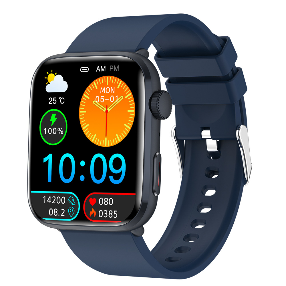 Reloj inteligente transfronterizo T92 llamada Bluetooth asistente de voz conteo de pasos de ejercicio oxígeno de sangre real pulsera de salud control de acceso NCF