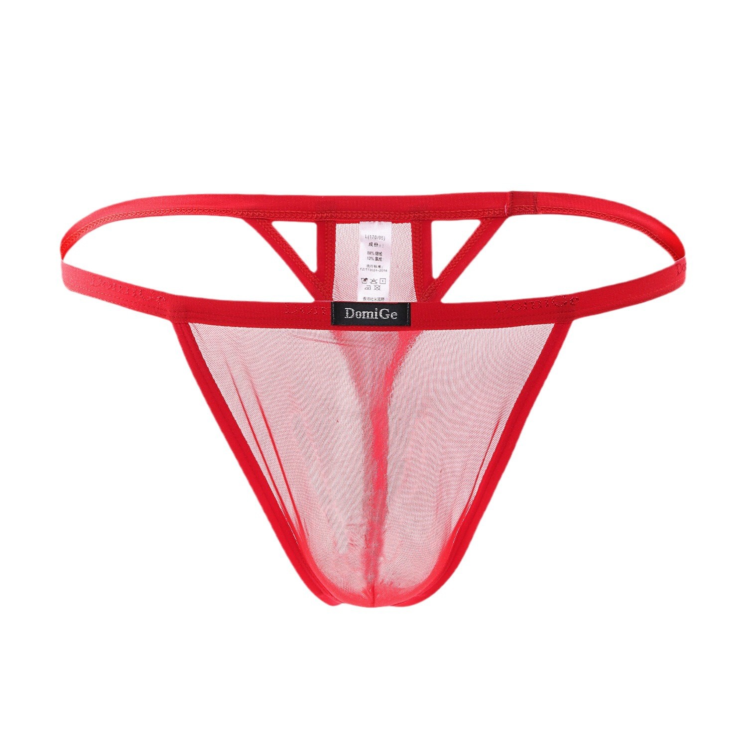 Dumi ropa interior en forma de T de los hombres de moda internacional bolsa sexy pantalones en forma de T de los hombres de seda de hielo simple 5267 fabricantes en stock