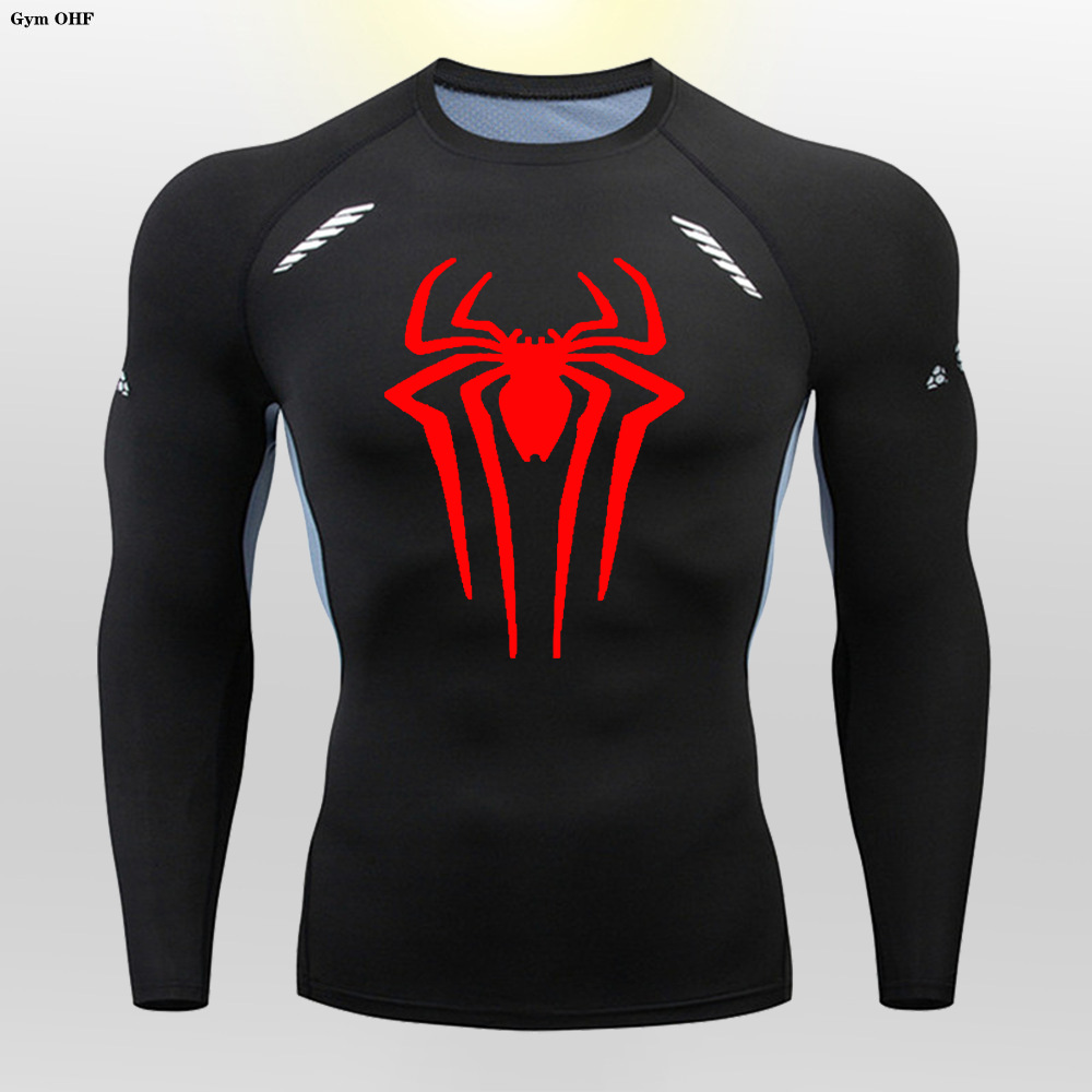 그레이 블루 메쉬 긴소매