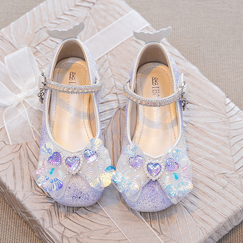 Zapatos de princesa de niñas zapatos de cuero de moda 2026 nuevos zapatos de primavera para niños zapatos de cristal de niñas image 9