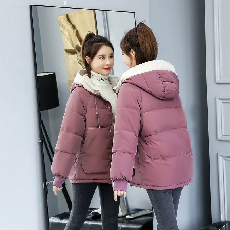 Short down jacket for kids, Korean style, oversized fit, increased thickness