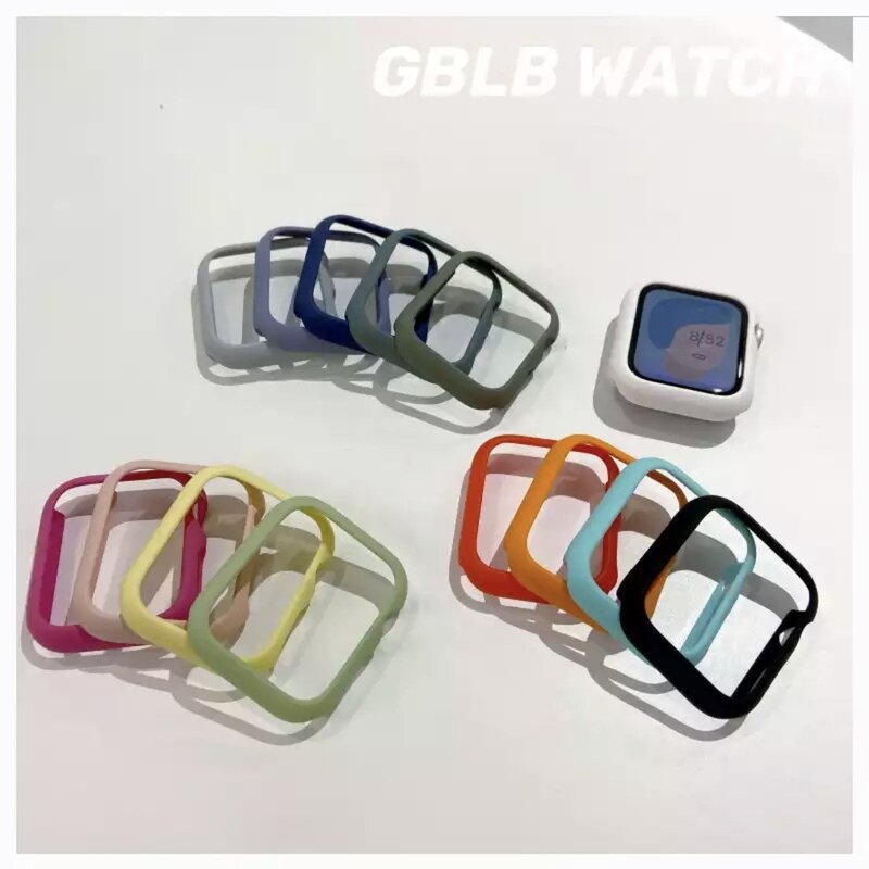 Cassa per orologio smerigliata di vendita calda con cornice protettiva scavata Iwatch per accessorio da metà confezione per orologio di controllo sensibile e alla moda_voghion.com